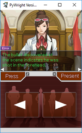 Ace Attorney Online - Non-court moments be like.. 